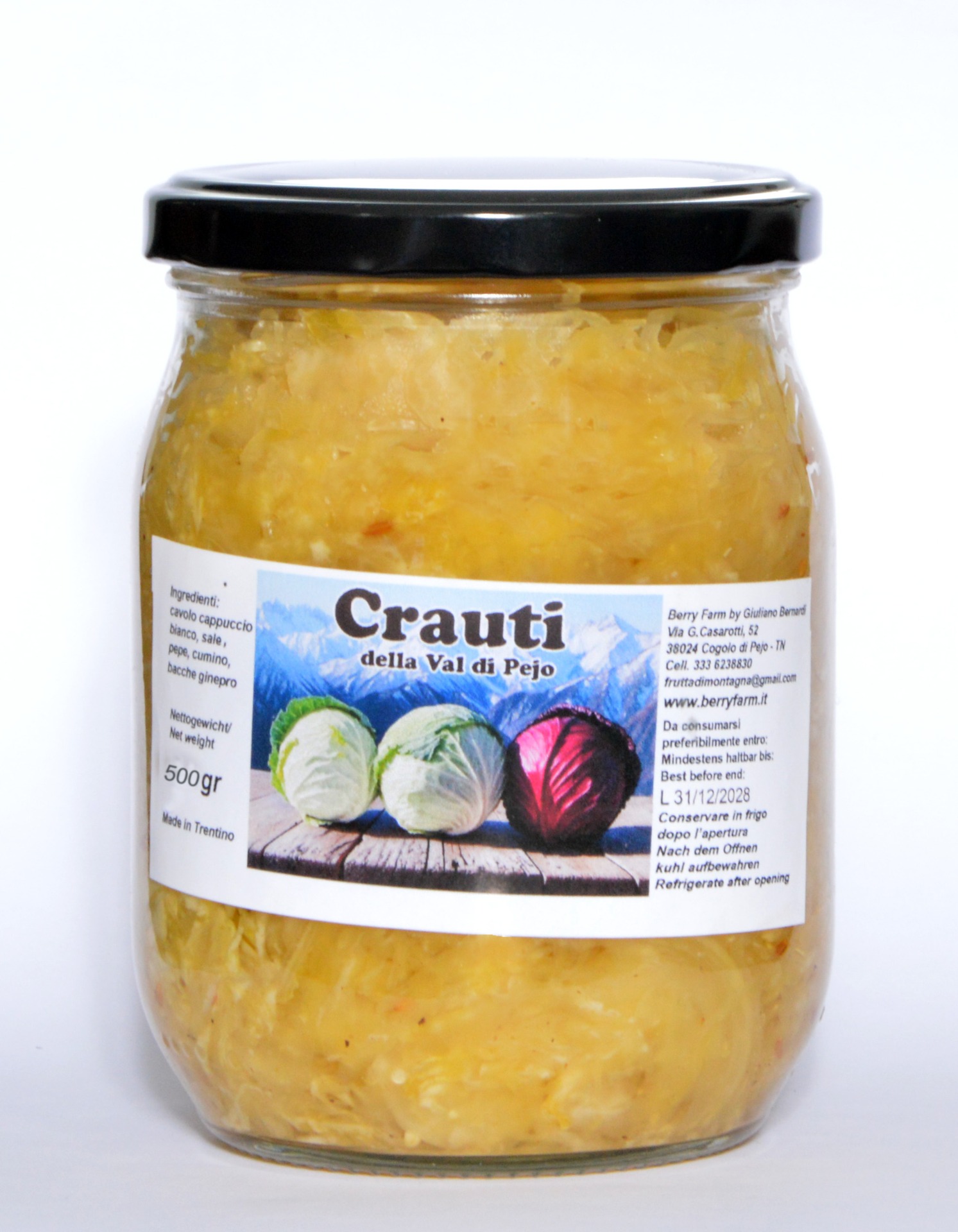 Aquista online i nostri Crauti di Montagna ! Clicca qui